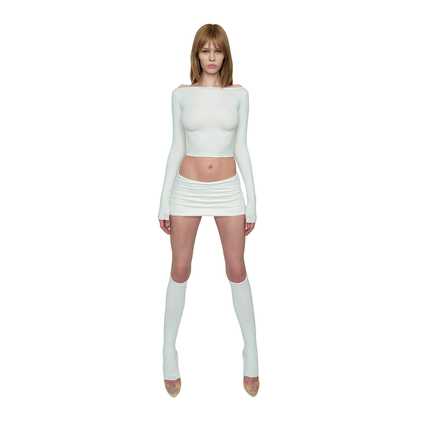 Топ SLIT NECK TOP